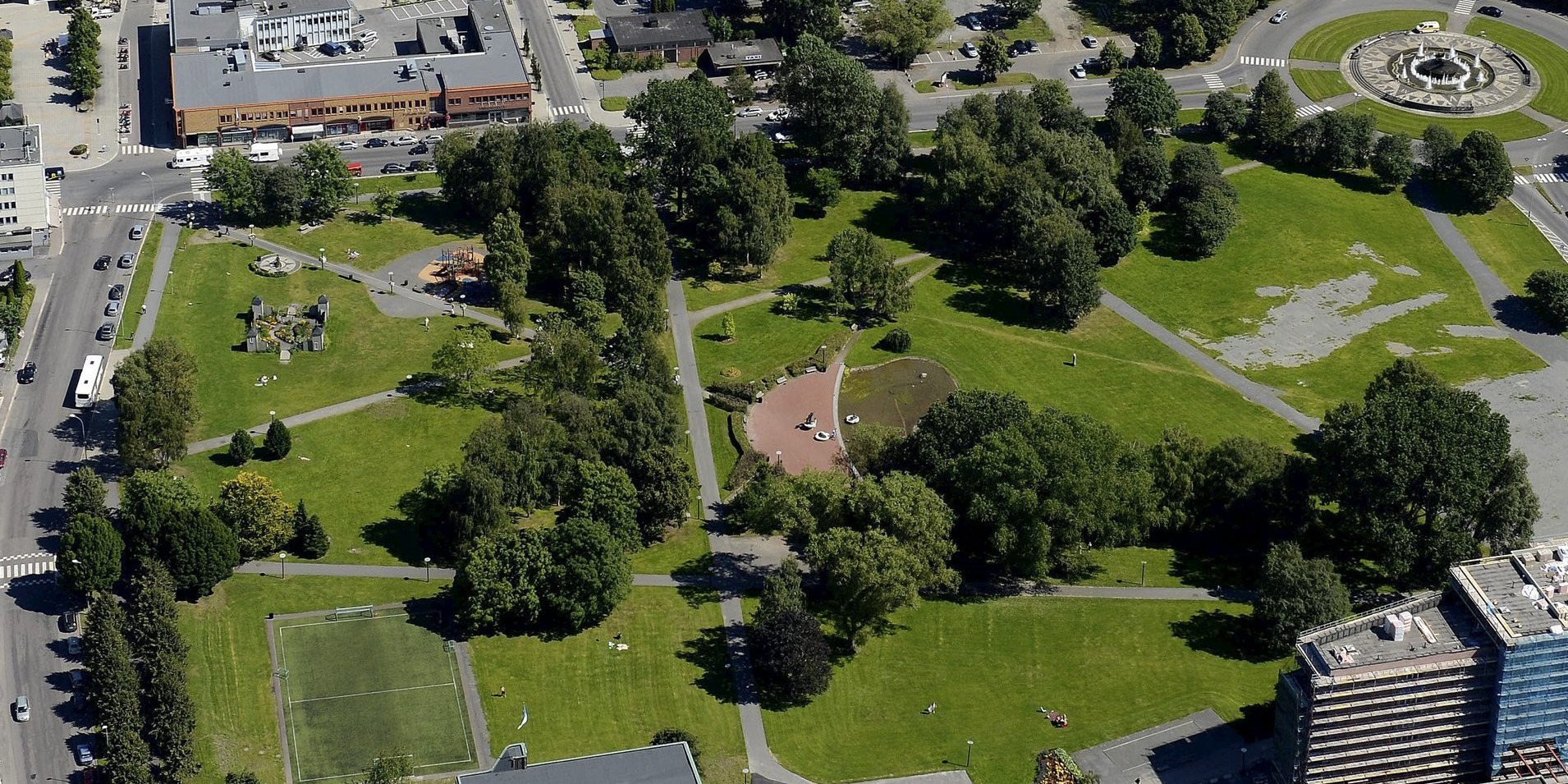 VM-teltet i Badeparken